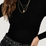 Maglia Jacqueline de Yong Jdykate L/S Pullover Knt Nero - Foto 4