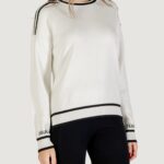Maglia Liu-Jo ECS MAGLIA CHIUSA M/L Bianco - Nero - Foto 2