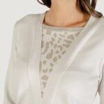 Maglia Liu-Jo ECS MAGLIA CHIUSA M/L Bianco - Oro - Foto 5