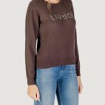 Maglia Liu-Jo ECS MAGLIA CHIUSA M/L Cioccolato - Foto 3