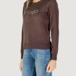 Maglia Liu-Jo ECS MAGLIA CHIUSA M/L Cioccolato - Foto 4