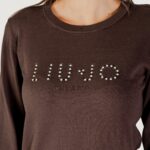 Maglia Liu-Jo ECS MAGLIA CHIUSA M/L Cioccolato - Foto 5