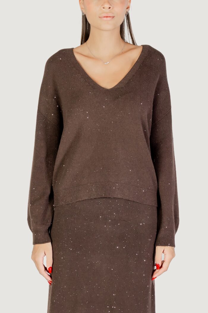 Maglia Liu-jo MAGLIA CHIUSA M/L Cioccolato