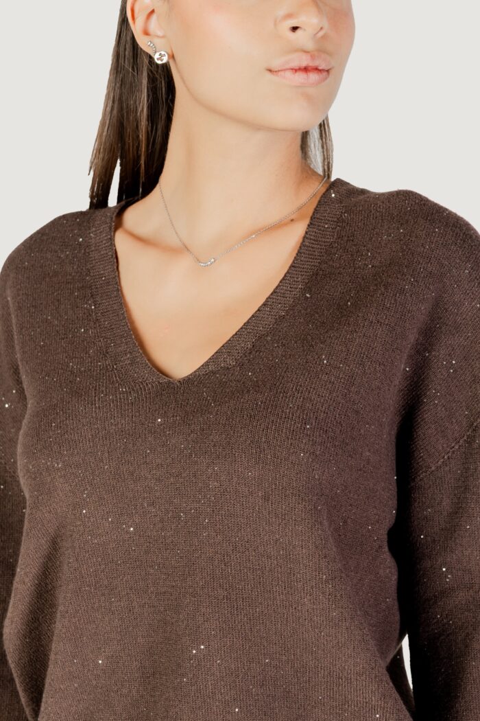 Maglia Liu-jo MAGLIA CHIUSA M/L Cioccolato
