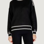 Maglia Liu-Jo ECS MAGLIA CHIUSA M/L Nero - Bianco - Foto 1