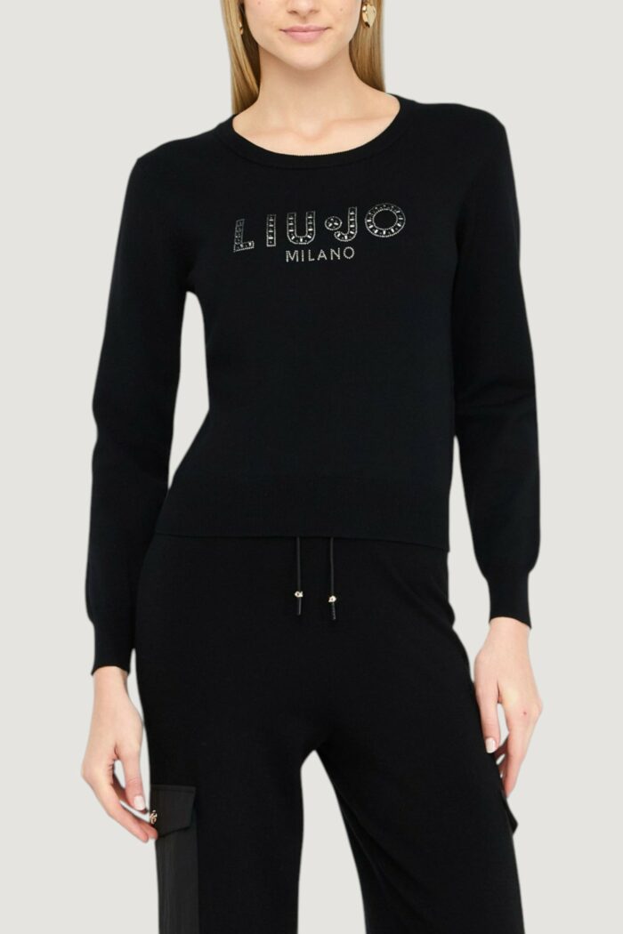 Maglia Liu-jo ECS MAGLIA CHIUSA M/L Nero – TF5248 MS63L