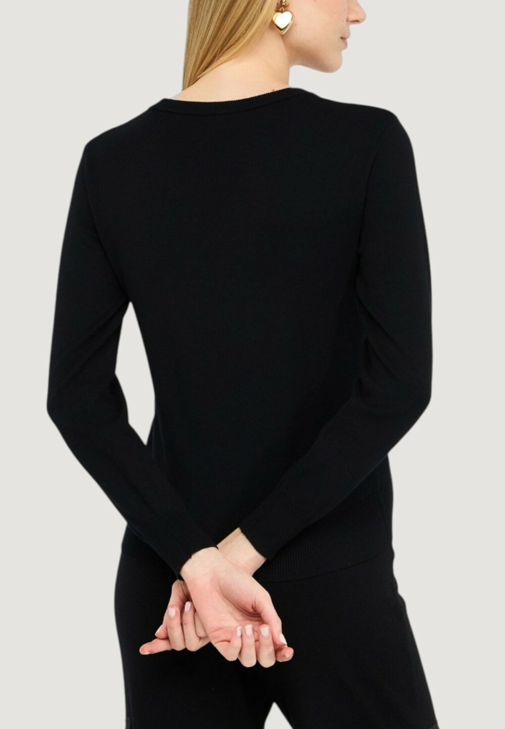 Maglia Liu-Jo ECS MAGLIA CHIUSA M/L Nero - Foto 2