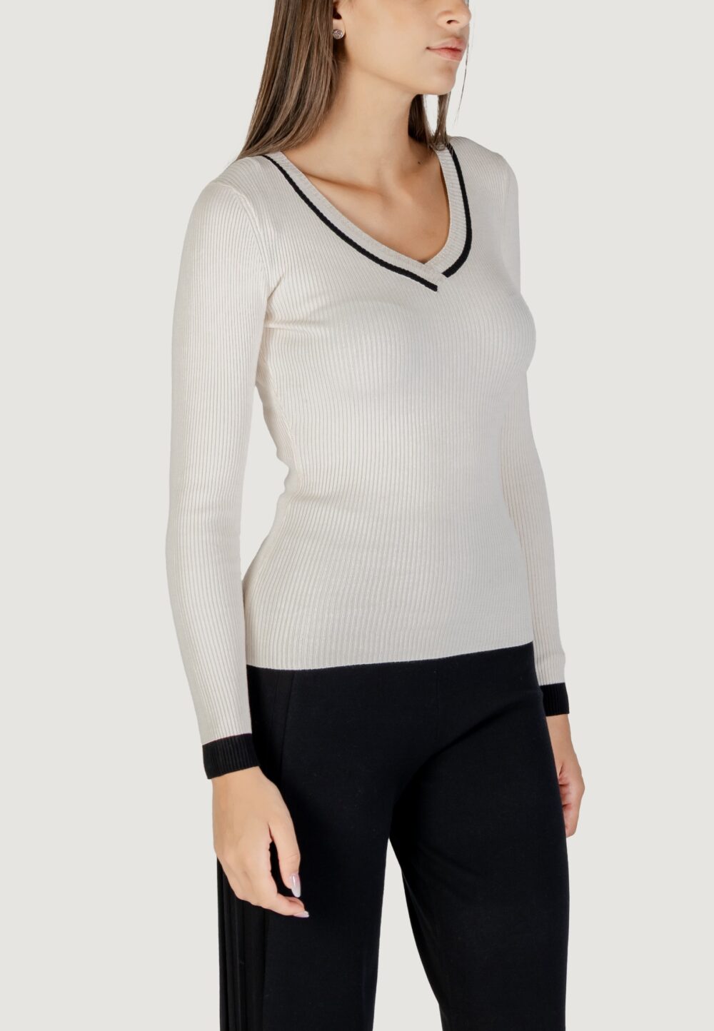 Maglia Morgan De Toi  Avorio - Foto 4