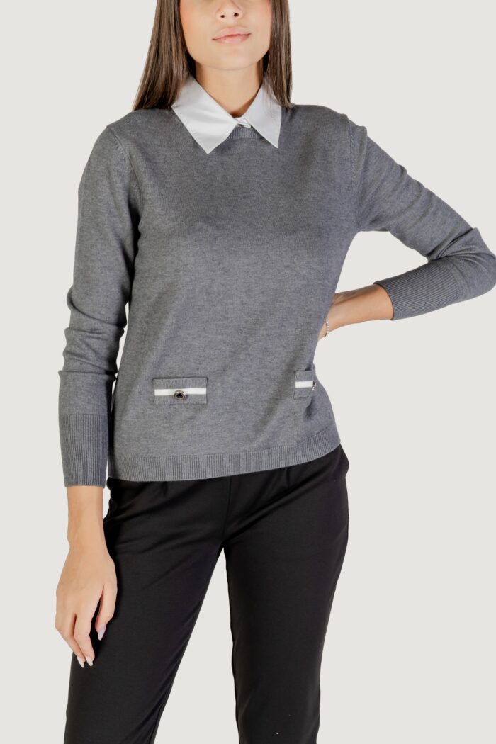 Maglia Morgan De Toi  Grigio – 252-MSHIRTA