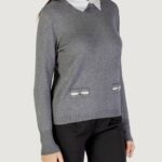 Maglia Morgan De Toi  Grigio - Foto 3