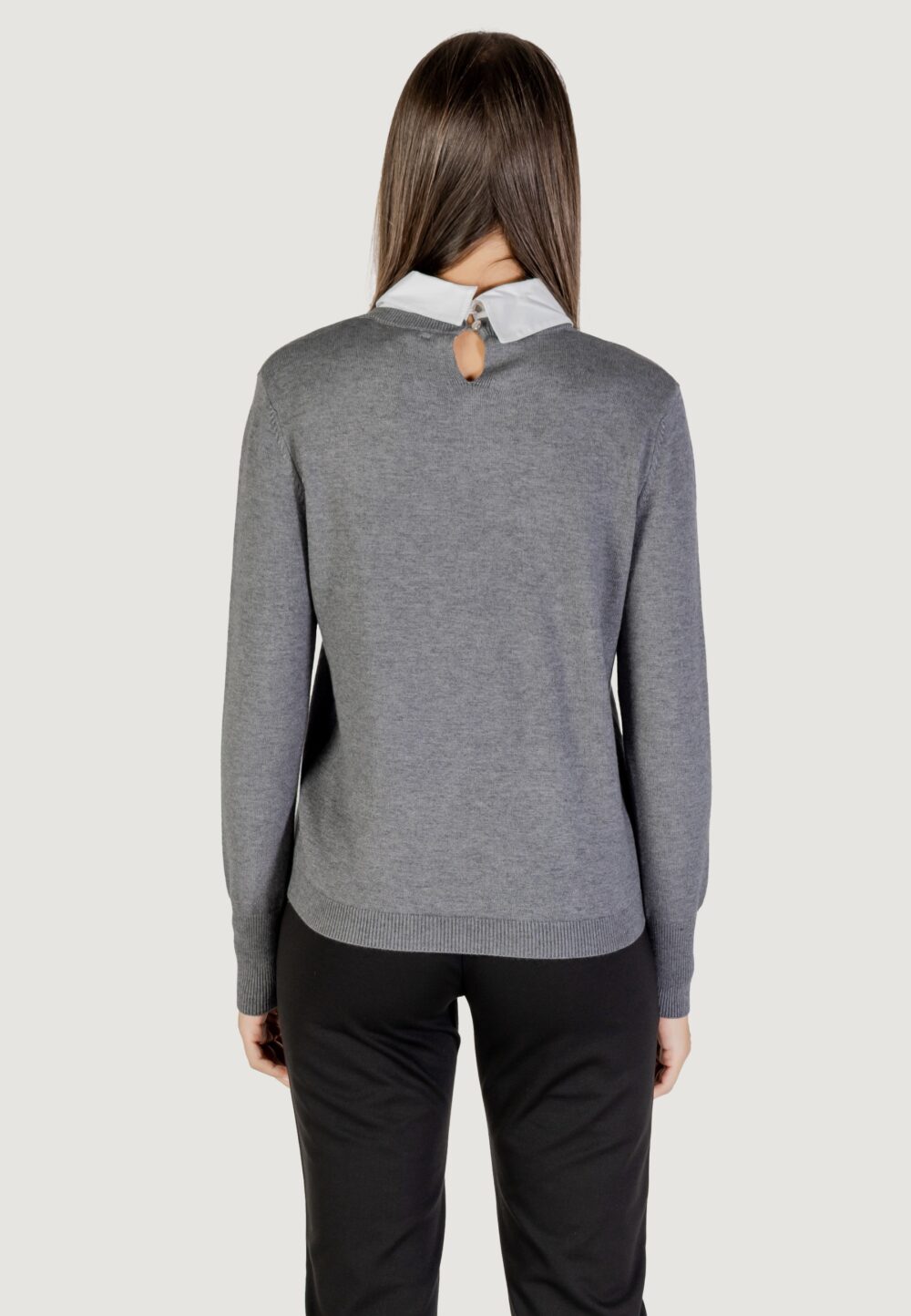 Maglia Morgan De Toi  Grigio - Foto 4