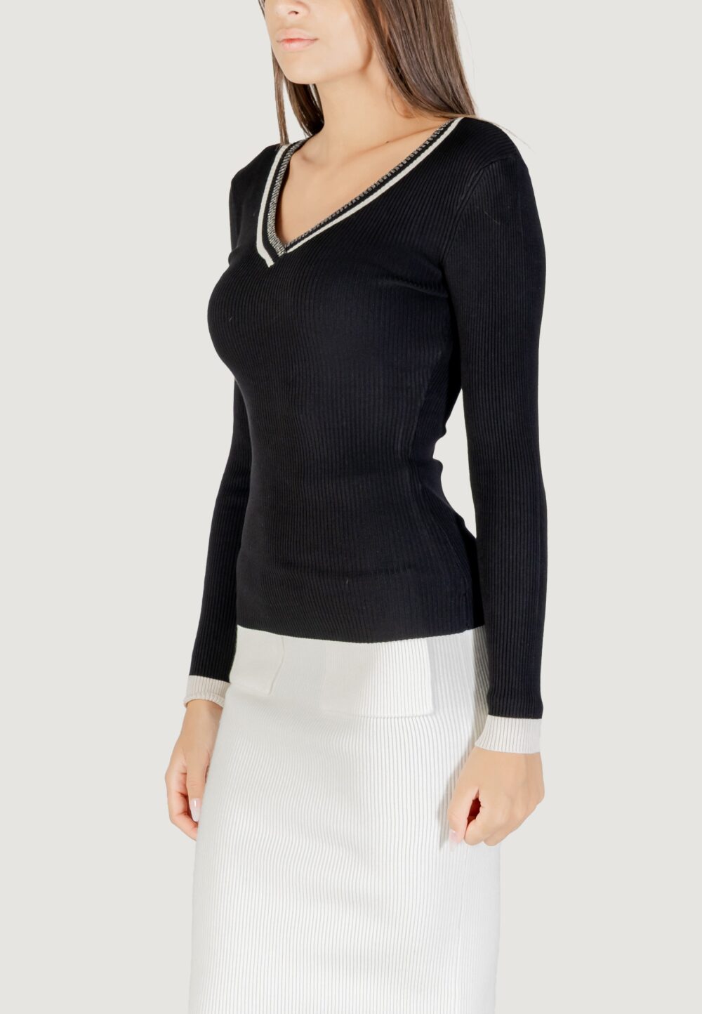 Maglia Morgan De Toi  Nero - Foto 4