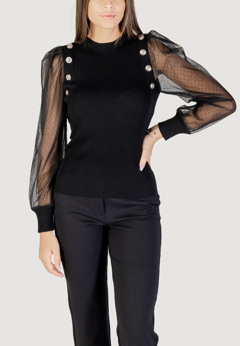 Maglia Morgan De Toi  Nero - Foto 1