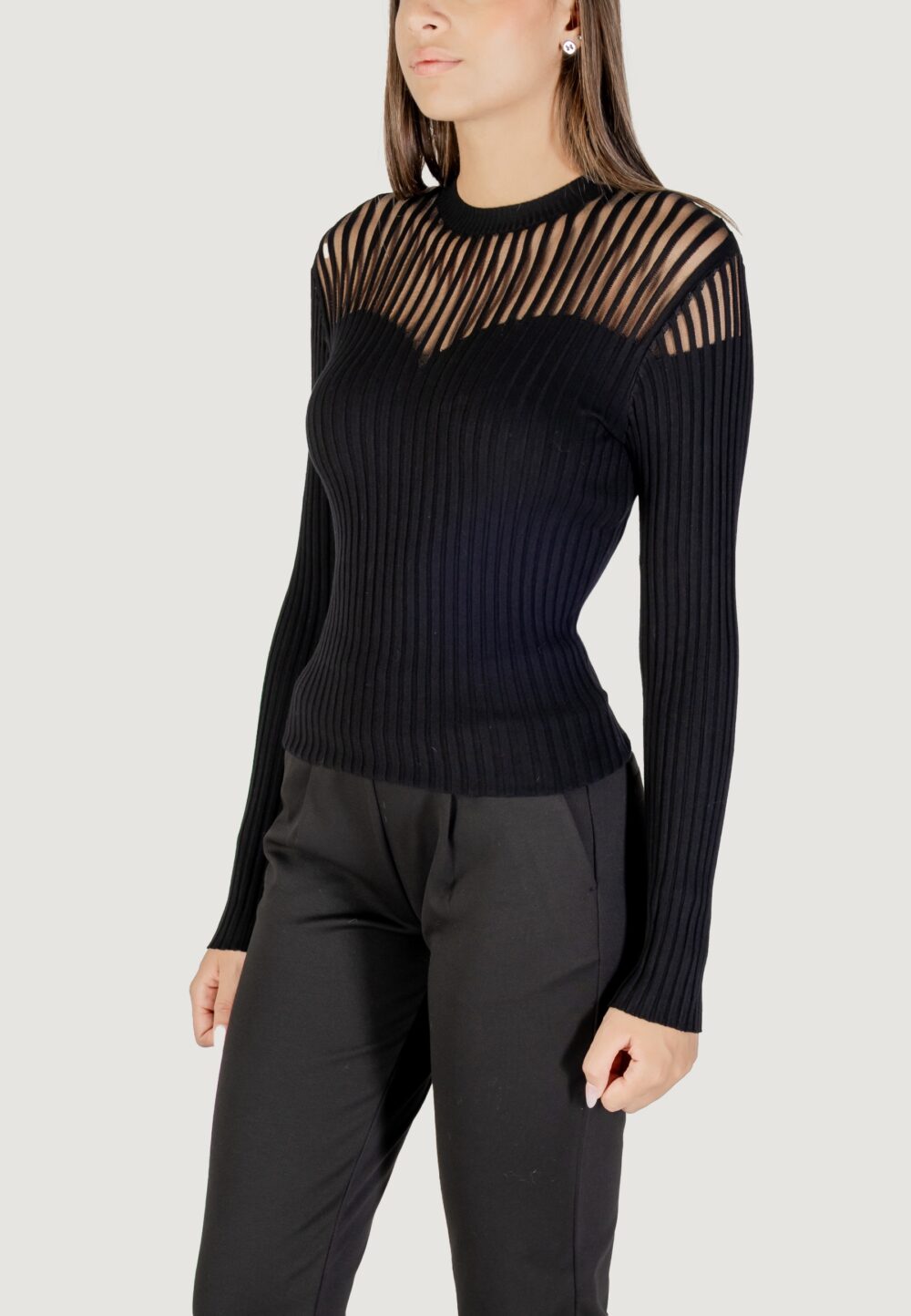 Maglia Morgan De Toi  Nero - Foto 2