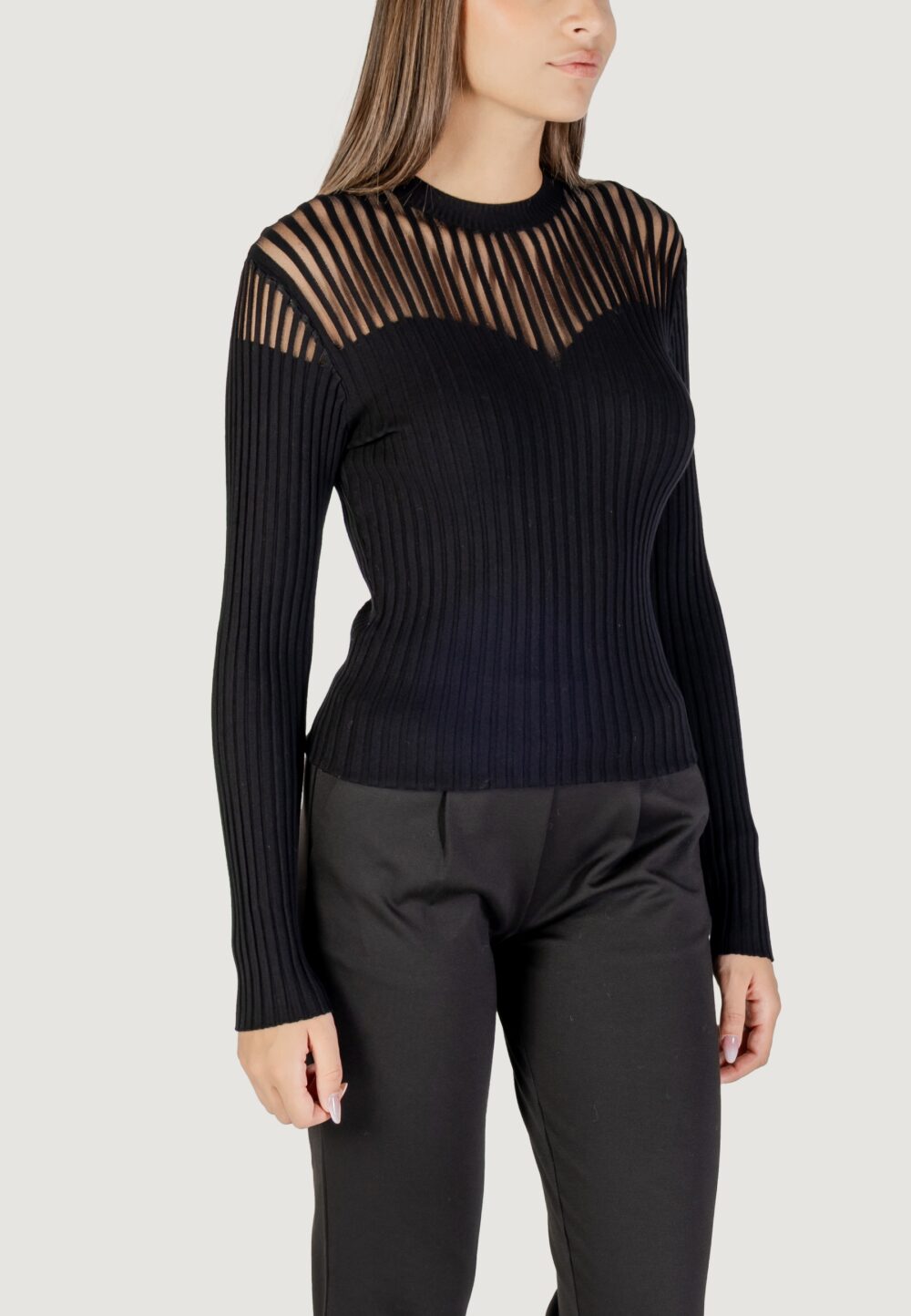 Maglia Morgan De Toi  Nero - Foto 3