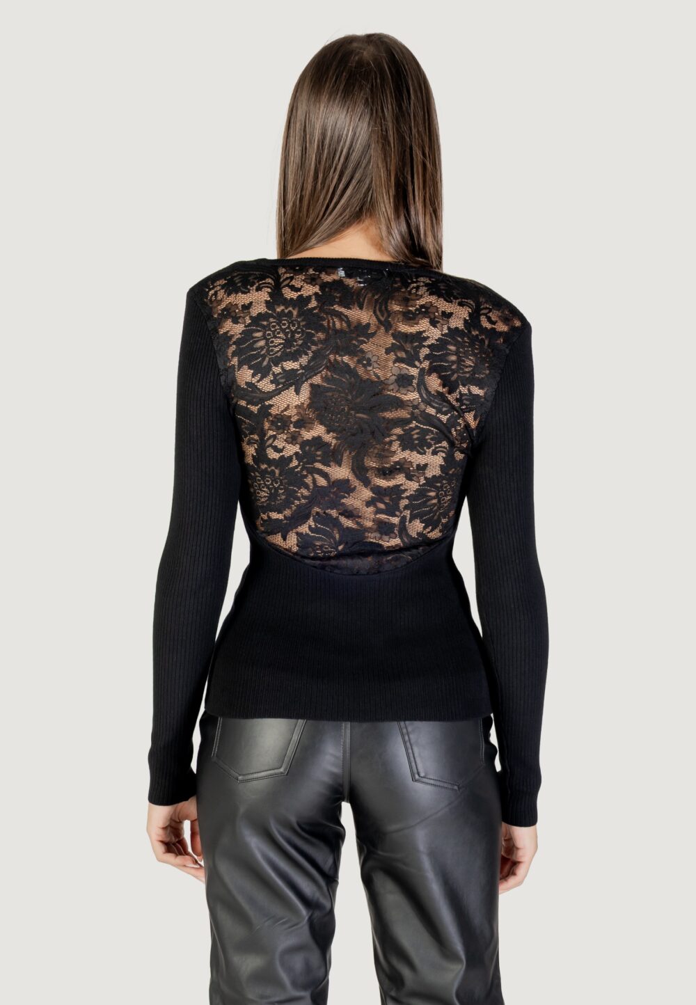 Maglia Morgan De Toi  Nero - Foto 4
