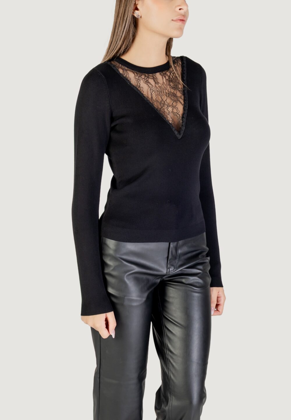 Maglia Morgan De Toi  Nero - Foto 3