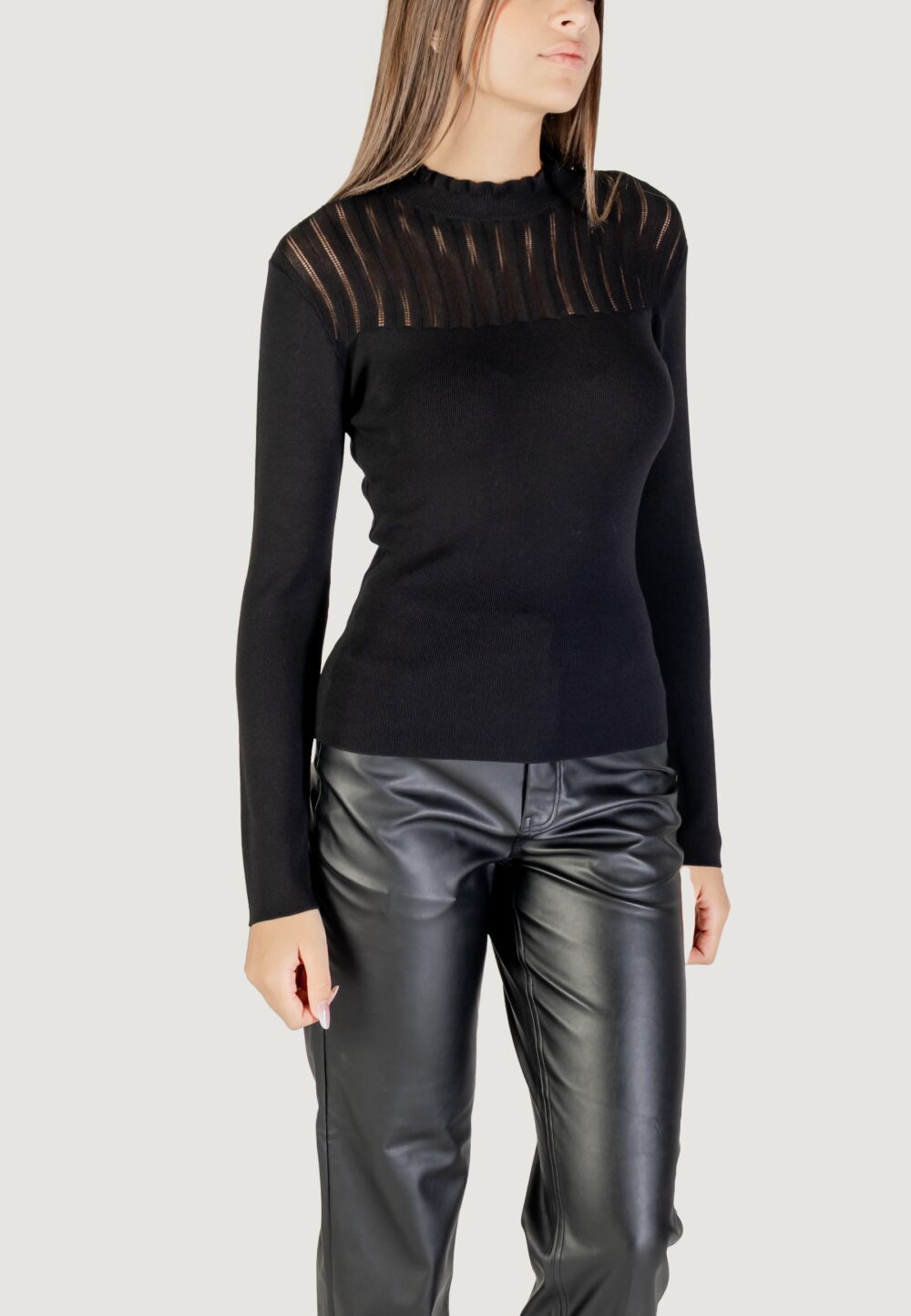 Maglia Morgan De Toi  Nero - Foto 3