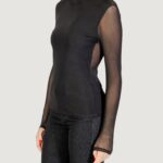 Maglia Only Onlerica life mesh l/s top jrs noos Nero - Foto 4