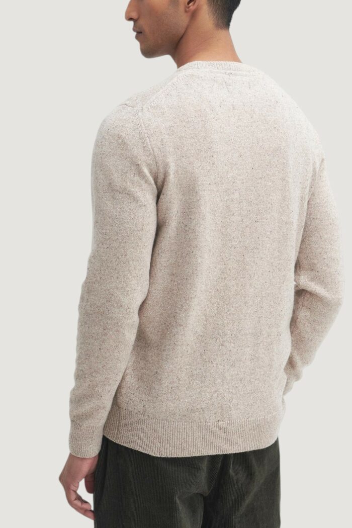 Maglia Barbour ESSENTIAL TISBURY CREW Beige chiaro