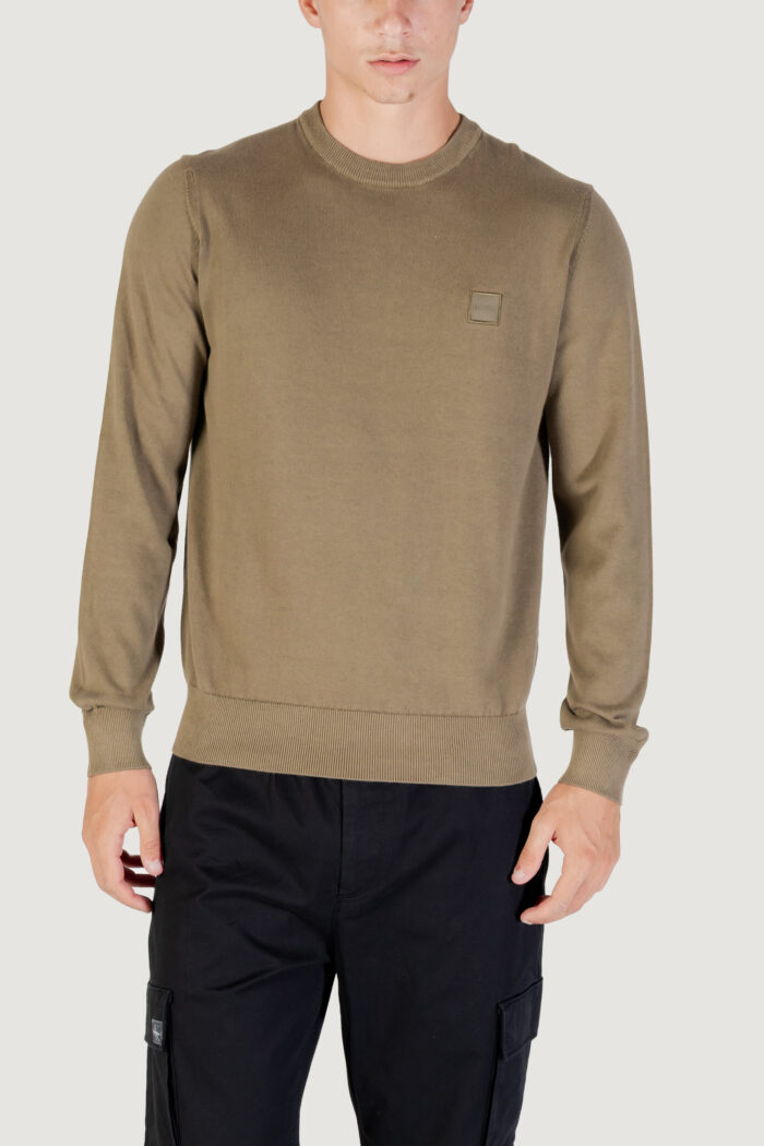 Maglione Boss Kanovano_S 10265856 01 Verde Oliva – 50527583