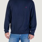 Maglione Calvin Klein Jeans LS EZ COTTON CREWNK Blue scuro - Foto 1