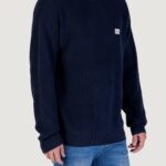 Maglione Calvin Klein Jeans LS EZ COTTON WAFFLE Blue scuro - Foto 3
