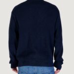 Maglione Calvin Klein Jeans LS EZ COTTON WAFFLE Blue scuro - Foto 4