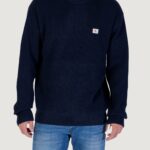 Maglione Calvin Klein Jeans LS EZ COTTON WAFFLE Blue scuro - Foto 5