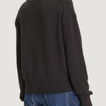 Maglione Calvin Klein Jeans CK EMBRO BADGE V-NEC Nero - Foto 3