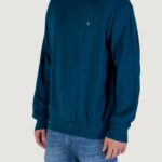 Maglione Calvin Klein Jeans LS EZ COTTON CREWNK Petrolio - Foto 2