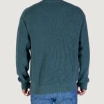 Maglione Calvin Klein Jeans LS EZ COTTON WAFFLE Petrolio - Foto 4