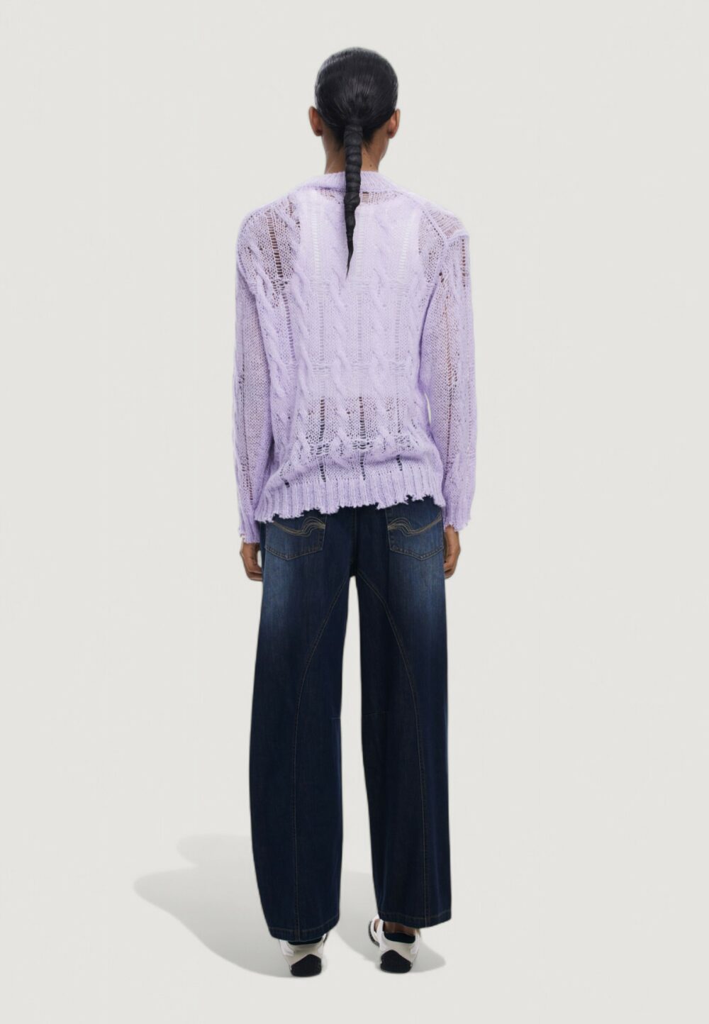 Maglione Desigual JERS_HELSINKI Lilla - Foto 3