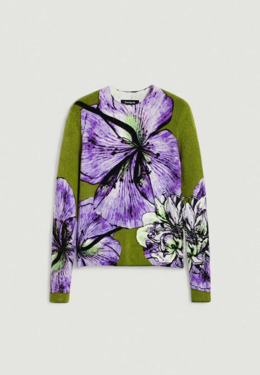 Maglione Desigual JERS_ORQUIDEA_LACROIX Lilla - Foto 5