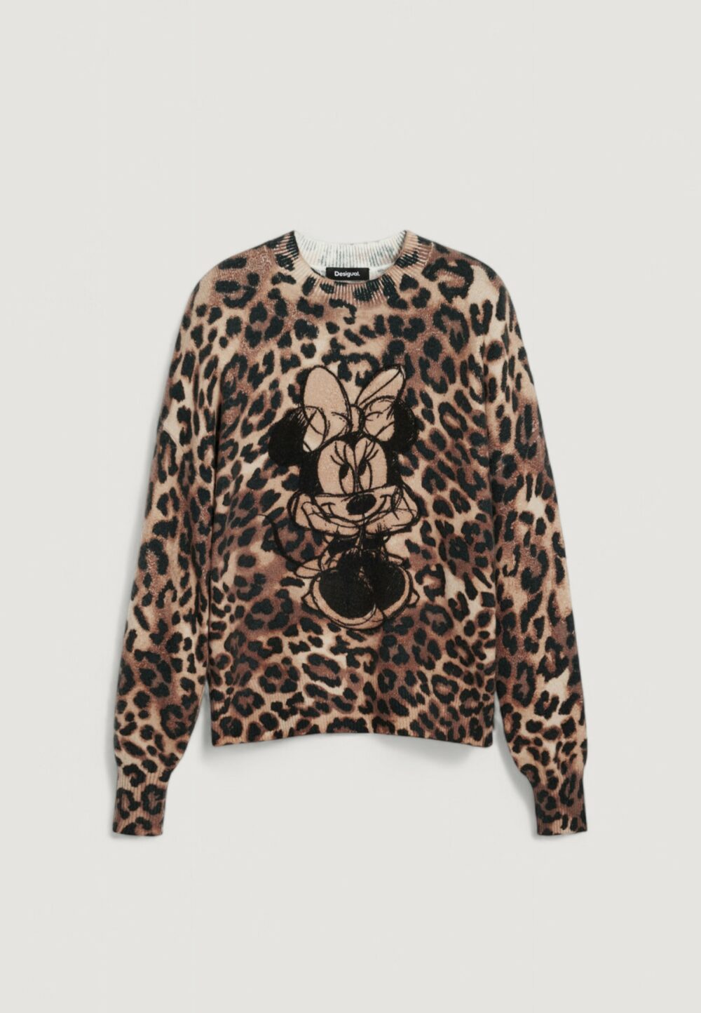 Maglione Desigual JERS_MINNIE Marrone - Foto 1