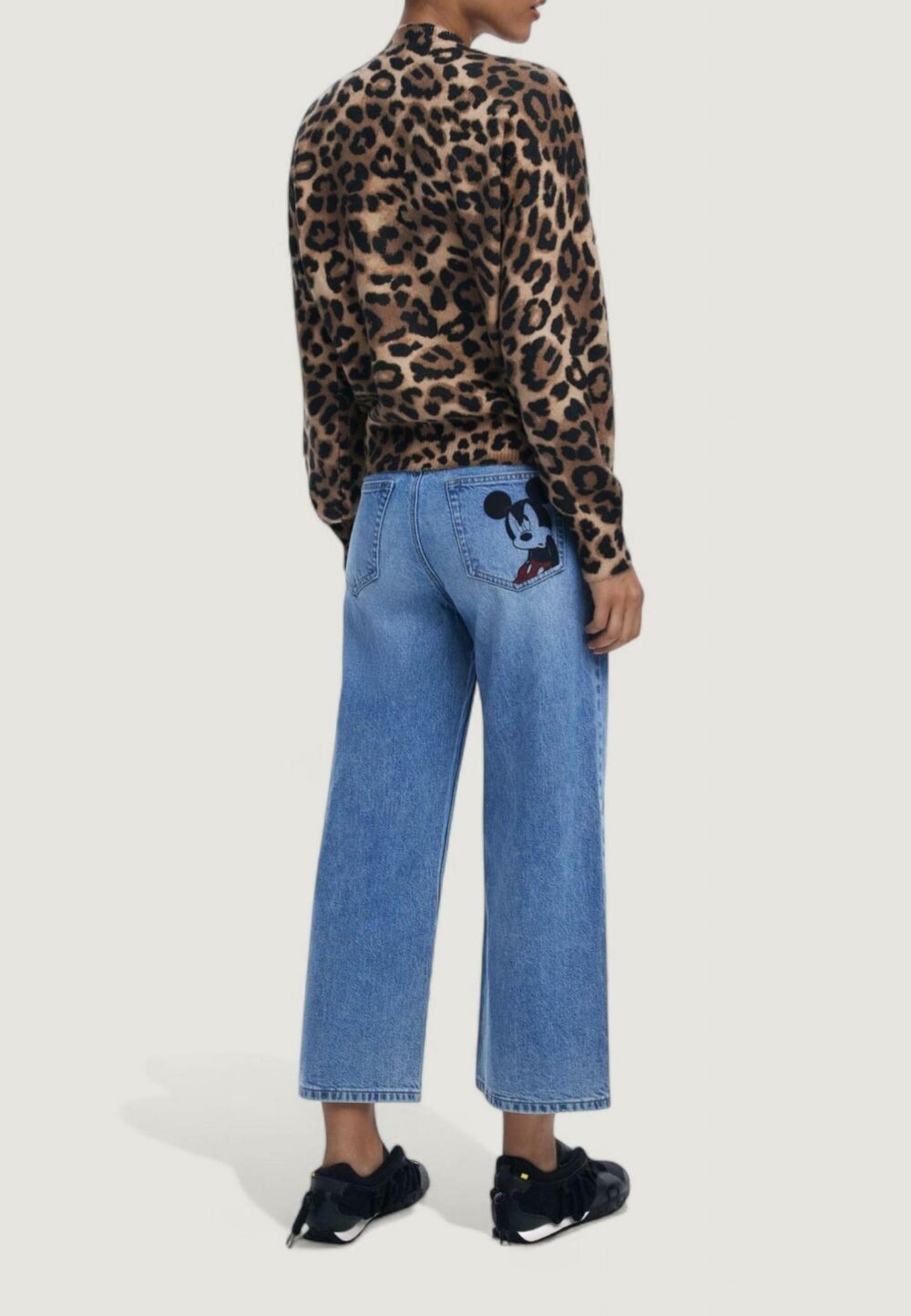 Maglione Desigual JERS_MINNIE Marrone - Foto 4