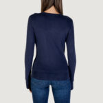 Maglione Guess LS CN REYNA LOGO SWTR Blu - Foto 5