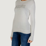 Maglione Guess LS CN REYNA LOGO SWTR Panna - Foto 3
