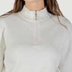 Maglione Guess LS HALF ZIP HARLEY SWTR Panna - Foto 3