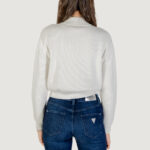 Maglione Guess LS HALF ZIP HARLEY SWTR Panna - Foto 5