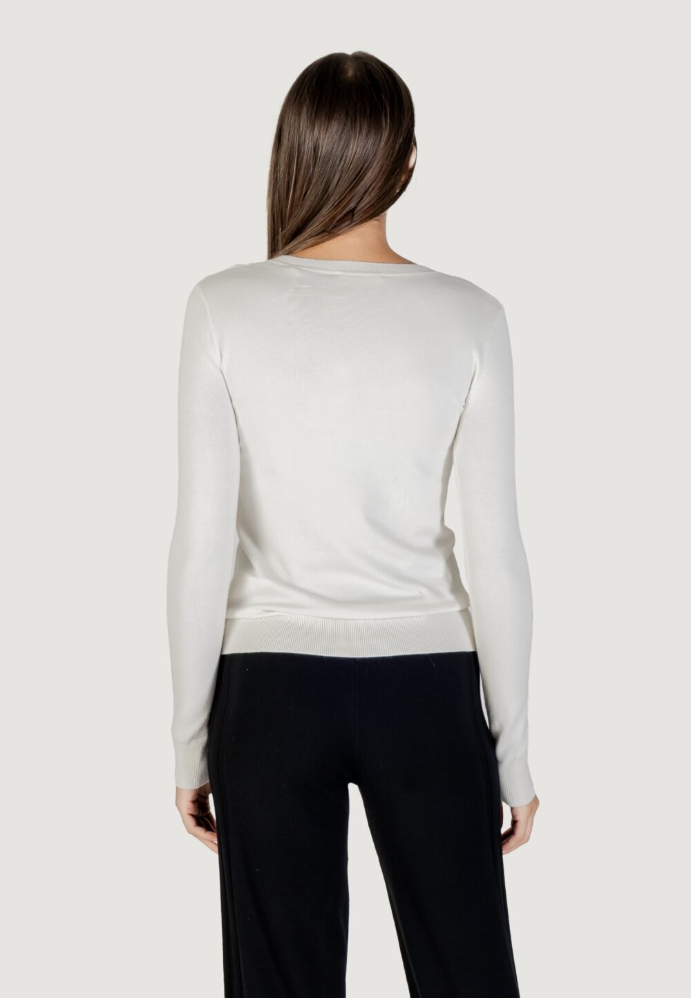 Maglione Guess LS VN SAYLOR LOGO SWTR Panna - Foto 2