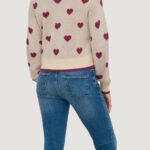 Maglione Jacqueline de Yong Jdyromance L/S Jacq. Pullover Knt Noos Beige chiaro - Foto 2