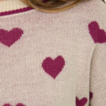 Maglione Jacqueline de Yong Jdyromance L/S Jacq. Pullover Knt Noos Beige chiaro - Foto 4