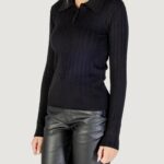 Maglione Jacqueline de Yong Jdykate L/S Polo Pullover Knt Nero - Foto 2