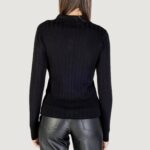 Maglione Jacqueline de Yong Jdykate L/S Polo Pullover Knt Nero - Foto 4