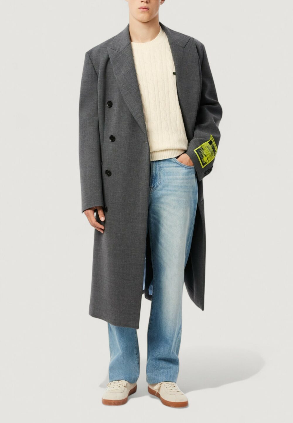 Maglione LACOSTE  Panna - Foto 4