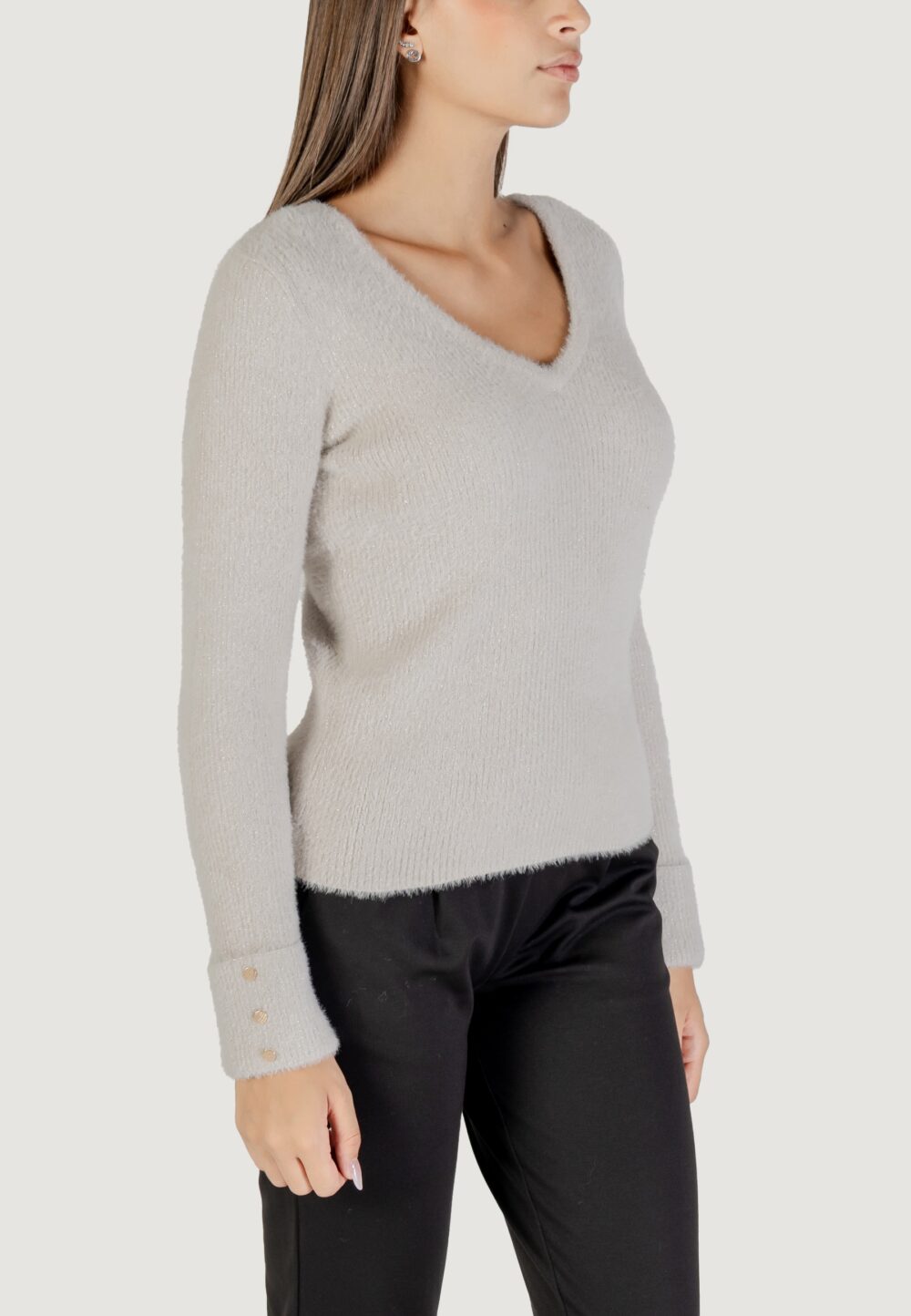 Maglione Morgan De Toi  Avorio - Foto 3