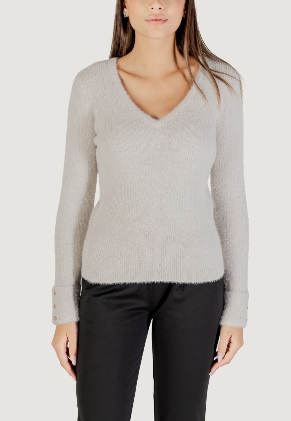 Maglione Morgan De Toi  Avorio - Foto 5