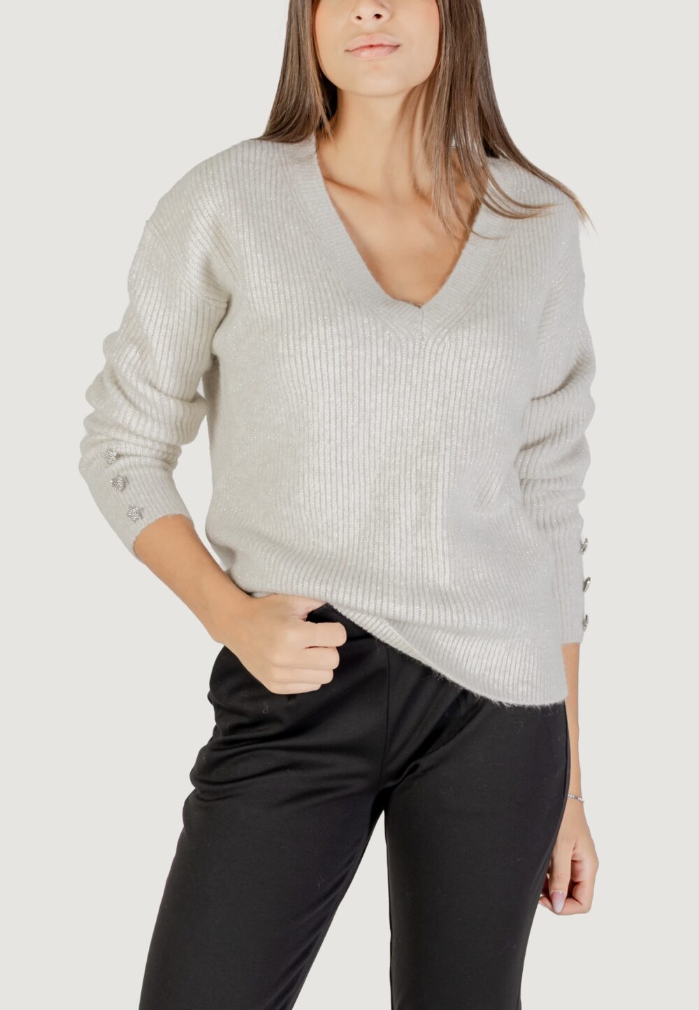 Maglione Morgan De Toi  Avorio - Foto 1