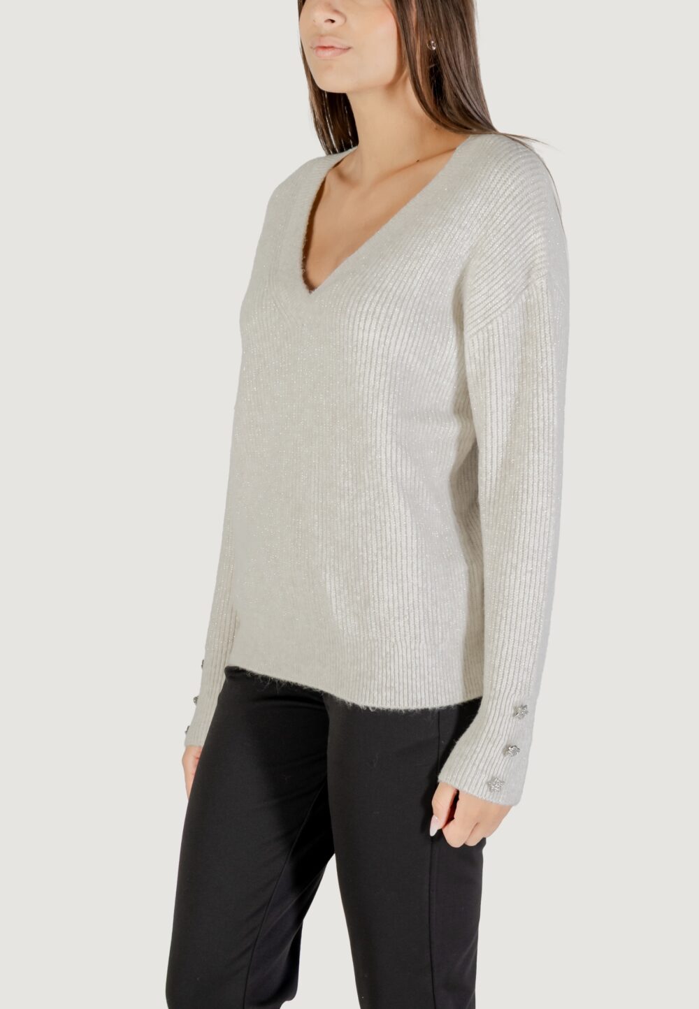 Maglione Morgan De Toi  Avorio - Foto 2
